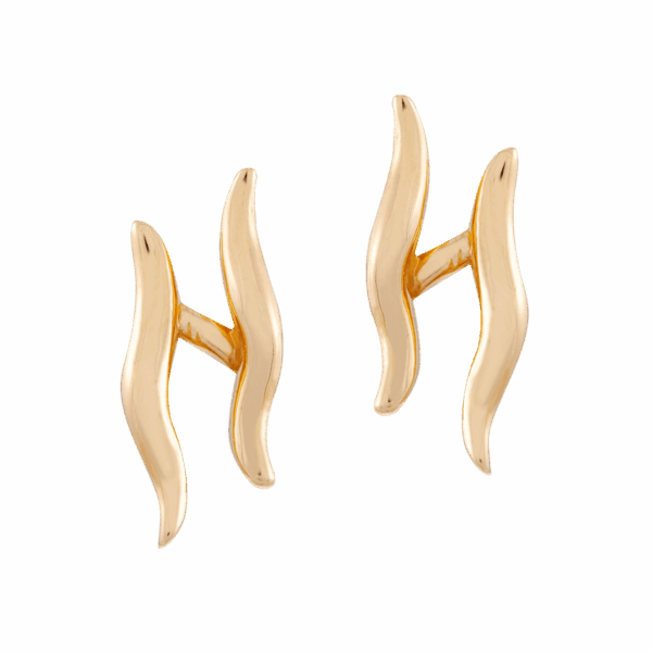 916 Gold Si Dian Jin Designer Series: Endless Trickles Earrings