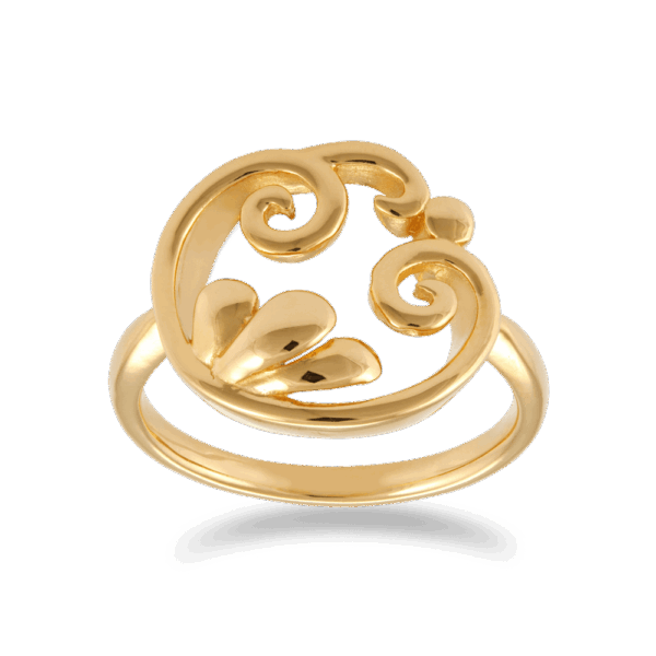 916 Gold Si Dian Jin Designer Series: Insignia Ring