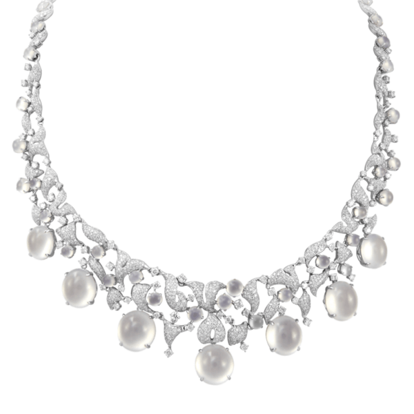 Designer Series: Glacier Collection - Jadeite Diamond Necklace