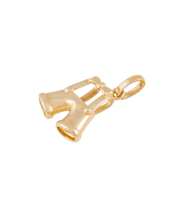 Designer Series Charm Pendant 916 Gold “Middie B”