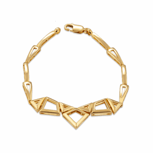 916 Gold Si Dian Jin Designer Series: Starburst Bracelet