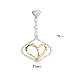 'Together Forever” Diamond Pendant (Yellow)